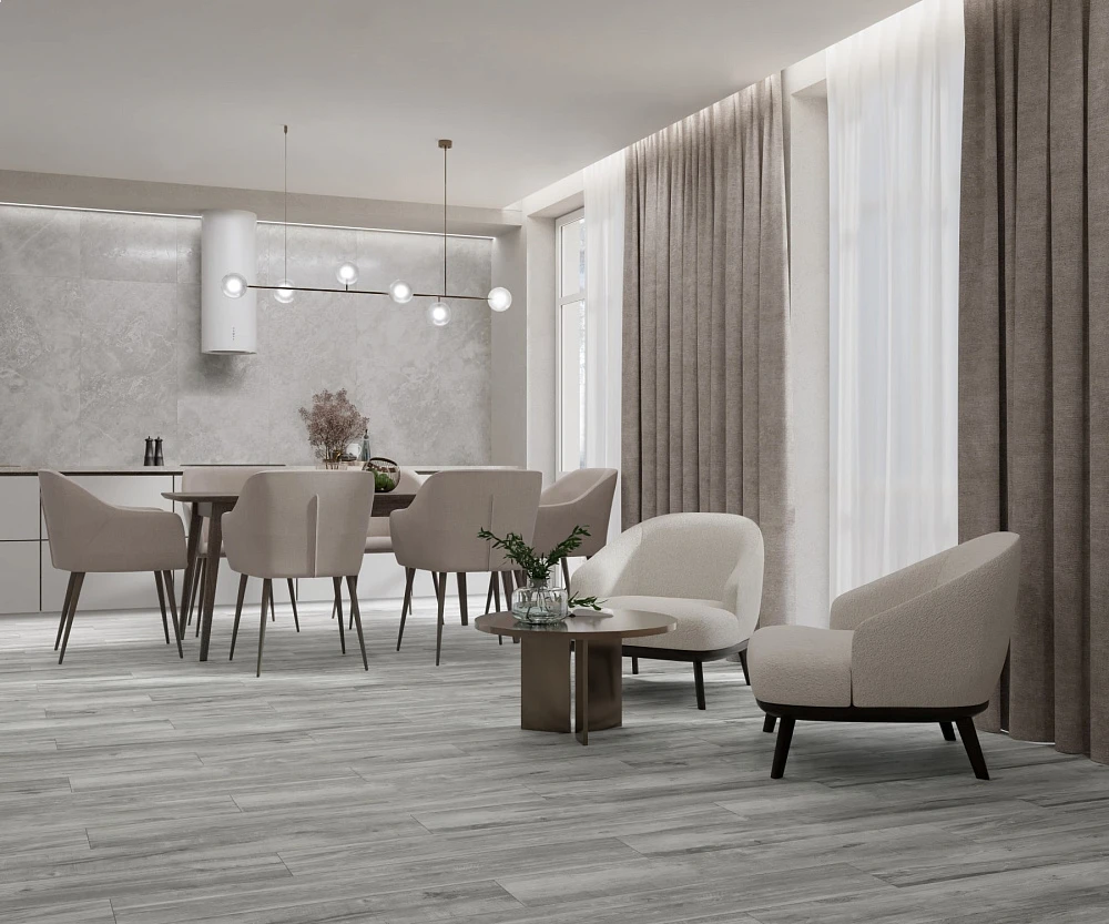 Керамогранит Primavera Taiga Grey 20х120 см (WD102)