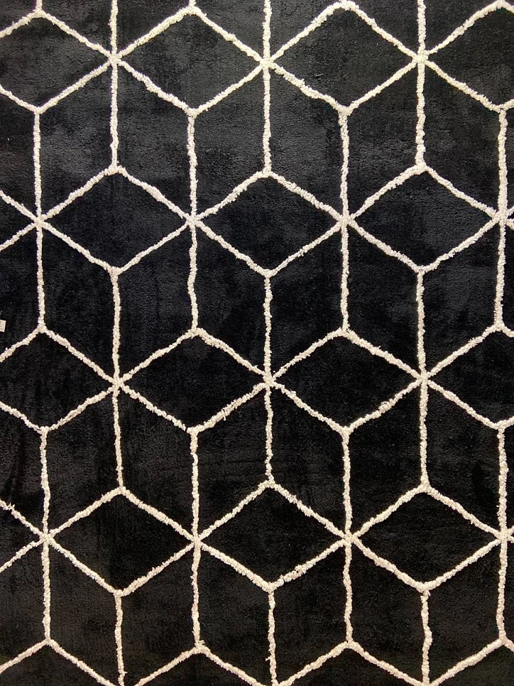 Ковер Tianjin Shaggy Soft Black Прямоугольник (2x3 м)