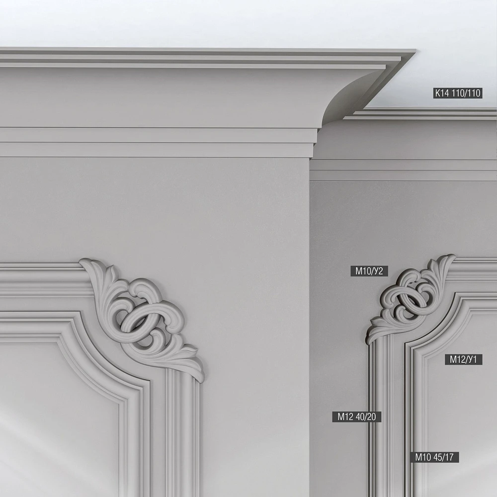 Угол Bello Deco (133x133x20) М12У1